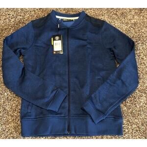 NWT UA Womens Storm Sweater Fleece Full Zip Bomber MEDIUM